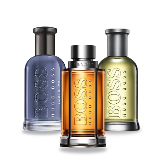 Pack of 3 Perfumes: BOSS THE SCENT, BOSS BOTTLED, and BOSS BOTTLED INFINITE