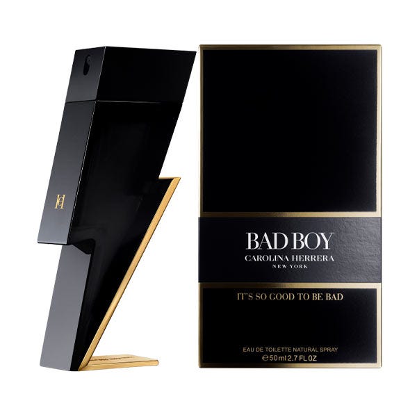 Pack of 3 Perfumes: Carolina Herrera BAD BOY, Carolina Herrera 212 VIP BLACK, and Paco Rabanne INVICTUS (Eau de Parfum)